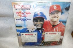 画像5: Headliners XL "LINKED TOGETHER IN HISTORY" Mark McGuire / St. Louis Cardinals & Sammy Sosa / Chicago Cubs Home Run Commemorative 2-Pack サミー・ソーサ＆マーク・マグワイア