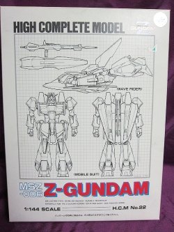 画像1: MSZ-006 ゼータガンダム 1/144　ウェイブライダーに変形 ハイコンプリートモデル