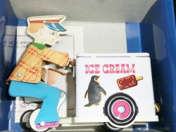 画像2: 復刻版ミニブリキシリーズ　ミニ アイスクリームベンダー