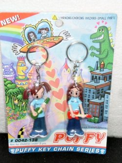 画像1: PUFFY　パフィー　キーチェーン　ギター