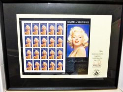画像1: 『マリリン・モンロー記念切手シート　世界限定500セット』