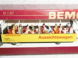 画像2: BEMO 3280 106 offener Aussichtswagen RhB B 2096