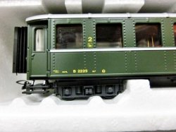 画像2: STL 2202-3 RhB Personenwagen 2. Klasse 2223 grun 4-achser