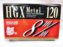 画像1: maxell HGX Metal 8mmテープ 120