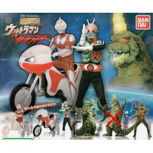 画像: バンダイHG ウルトラマンVS仮面ライダー ノーマル5種セット