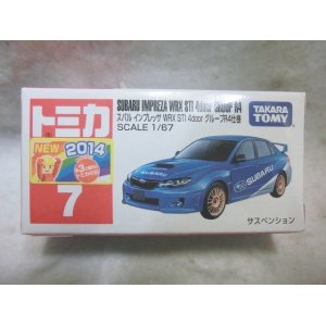 画像: トミカ赤箱 No.7 スバル インプレッサ WRX STI 4door グループR4仕様