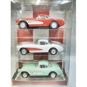 画像: 1957 シボレーコルベット 3種セット 輸入品