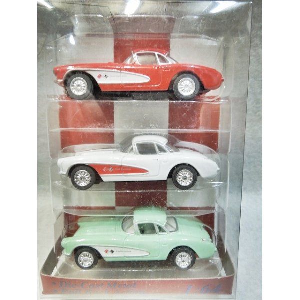 画像1: 1957 シボレーコルベット 3種セット 輸入品 (1)