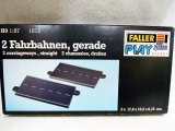 画像: 『HO ファラー Car Play system 2Fahrbahnen,gerade 1812 直線道路２本セット』Faller