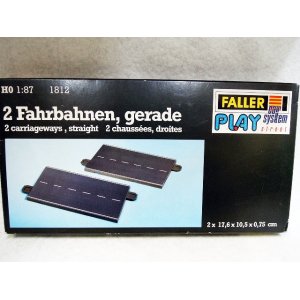 画像: 『HO ファラー Car Play system 2Fahrbahnen,gerade 1812 直線道路２本セット』Faller