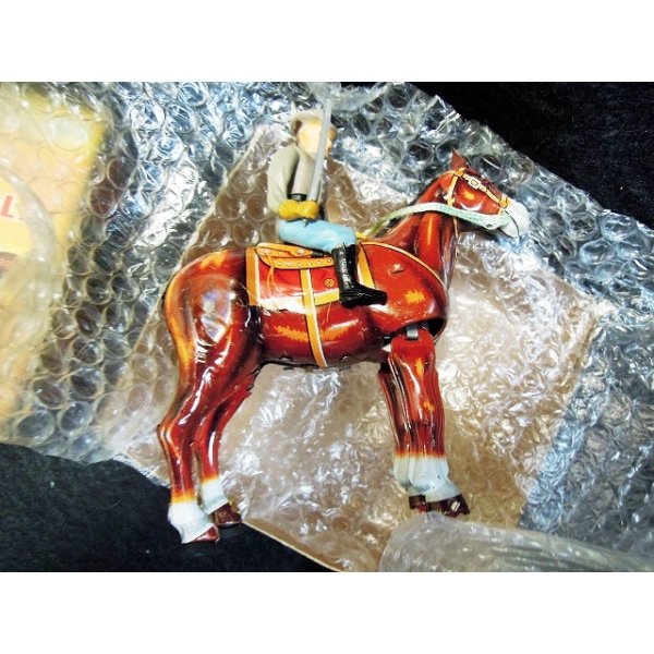 画像2: MECHANICAL WIND UP CONFED ERATE CAVALRY　ゼンマイ式　箱付 (2)