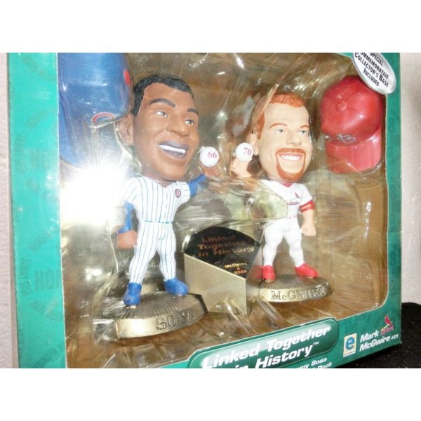 画像3: Headliners XL "LINKED TOGETHER IN HISTORY" Mark McGuire / St. Louis Cardinals & Sammy Sosa / Chicago Cubs Home Run Commemorative 2-Pack サミー・ソーサ＆マーク・マグワイア (3)