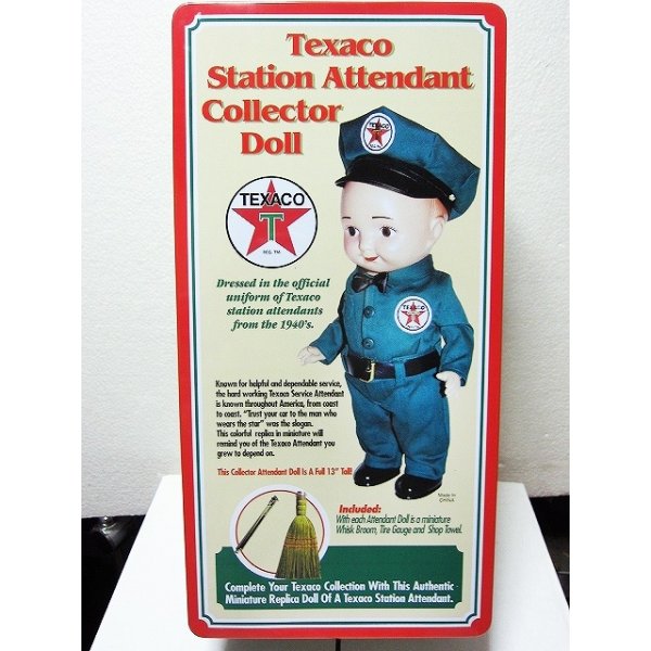 画像1: TEXACO STATION ATTENDENT COLLECTOR DOLL (1)