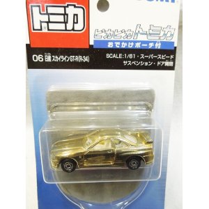 画像: ピカピカトミカ 日産スカイラインGT-R(R34) おでかけポーチ付