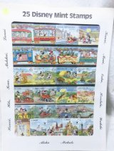 画像: 25 Disney Mint Stamps ディズニー25周年記念切手(1)