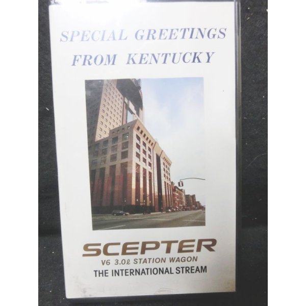 画像1: SPECIAL GREETINGS FROM KENTUCKY SCEPTER V6 3.0 STATION WAGON VHSテープ (1)