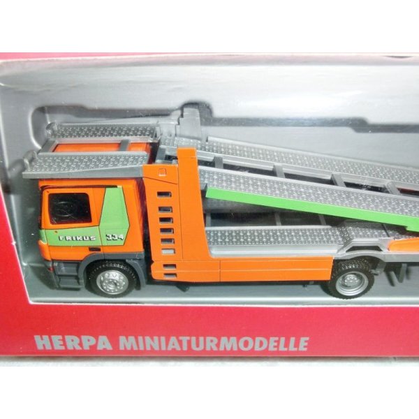 画像2: herpa 1/87  Mercedes Benz Actros L car transporter trailer "Frikus" (2)