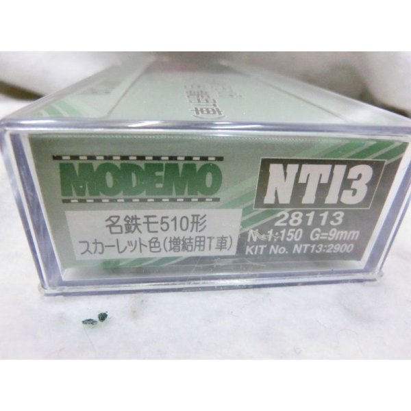 画像3: MODEMO NT13 28113 名鉄モ510形 スカーレット色（増結用T車） (3)