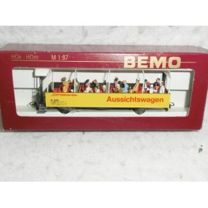 画像: BEMO 3280 106 offener Aussichtswagen RhB B 2096