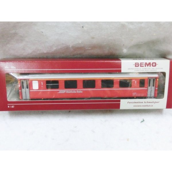 画像1: BEMO 3281 112 RhB Personenwagen EW III rot A 1272 (1)