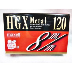 画像: maxell HGX Metal 8mmテープ 120