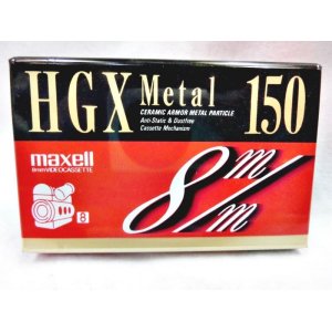 画像: maxell HGX Metal 8mmテープ 150