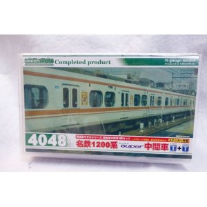 画像: No.4048 名鉄1200系パノラマsuper一部特別車 増結用中間車2輌セット(動力車無し）