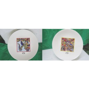 画像: 非売品 ガストオリジナル ジミー大西 絵皿 2種セット