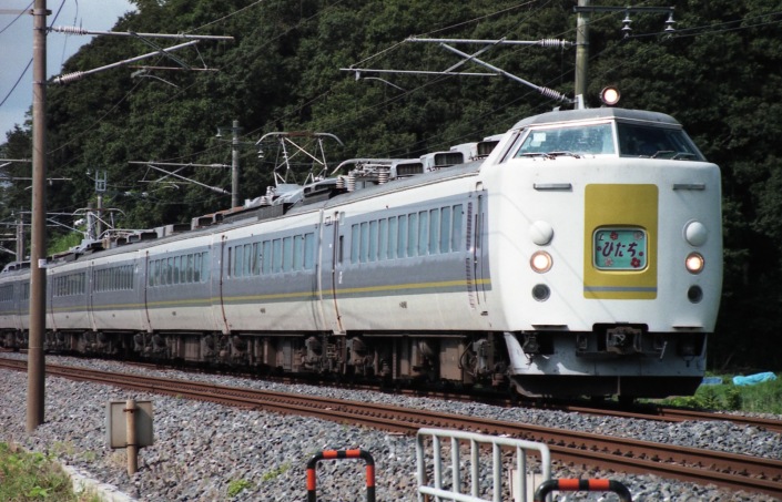 画像: ZJゲージ 485系特急電車 (ひたちカラー)6両セット（リアルパンタ仕様）