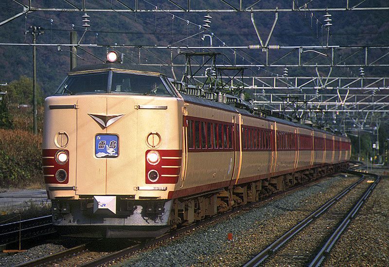 画像: ZJゲージ 485系特急電車 標準カラー　6両セット（リアルパンタ仕様）