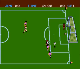 画像: 『ファミコンソフト　サッカー』　任天堂