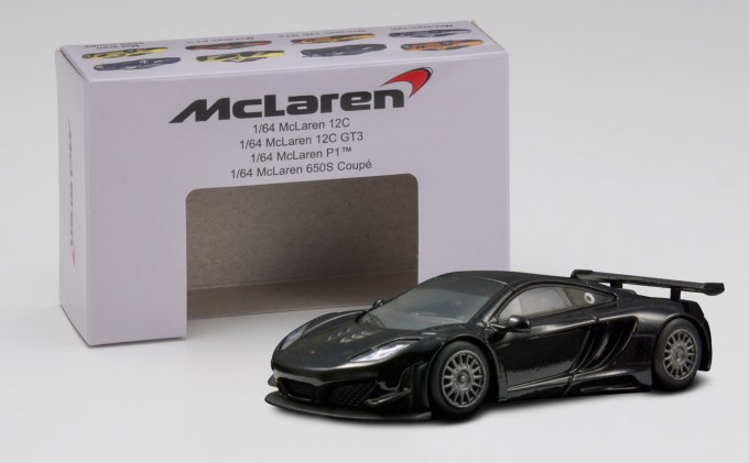 画像: マクラーレンMP4-12C GT3（ブラック）1/64スケール