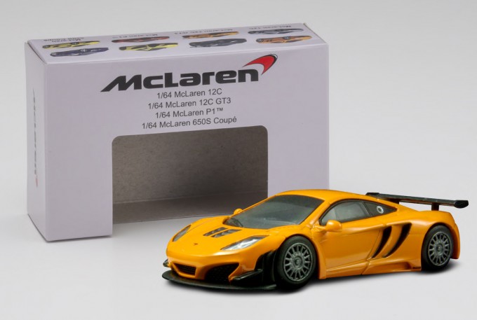 画像: マクラーレンMP4-12C GT3（オレンジ）1/64スケール